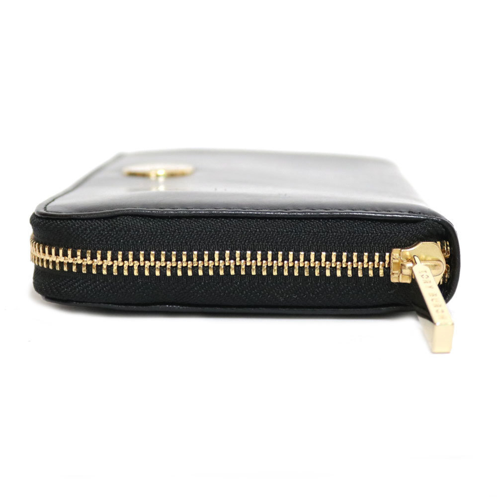 TORY BURCH Purse Black Women's Men's Leather - Picture 3 of 6